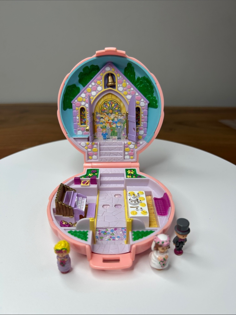 Vintage Polly Pocket Nancy’s Wedding Day 1989 Bluebird Near Complete